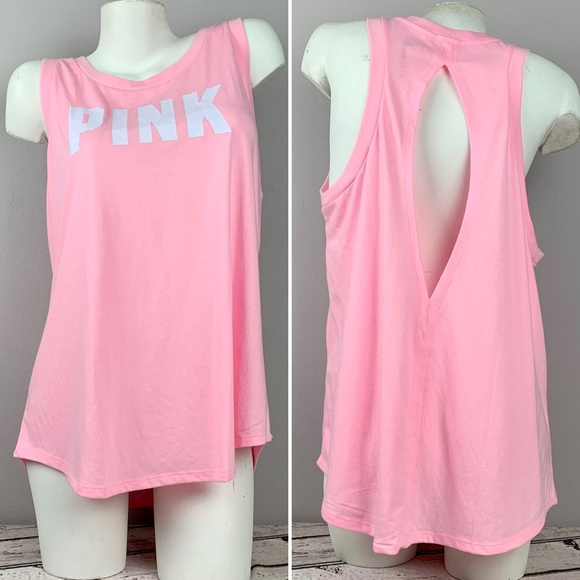 PINK Victoria's Secret Tops Nwt Xl Pink Victorias Secret Slit Back